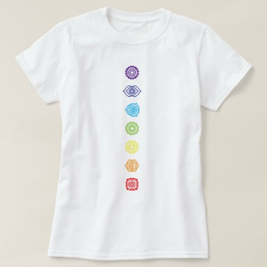 Open en controleer uw Chakra T-shirt (Design voorkant)