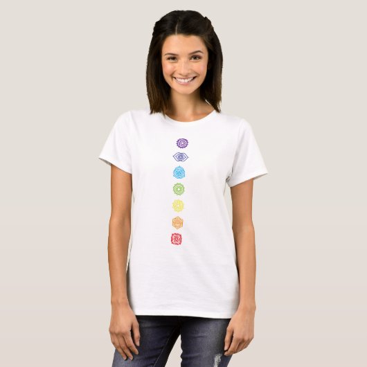 Open en controleer uw Chakra T-shirt (Voorkant volledig)