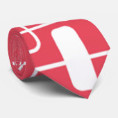 Open en Gesloten rechthoeken - Rood Stropdas (Opgerold)