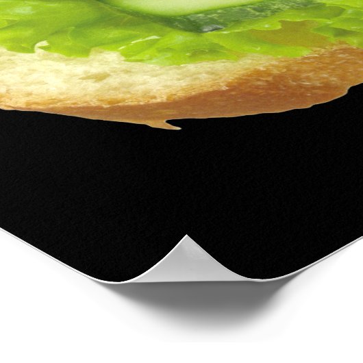 Open Faced Sandwich Poster (Hoek)