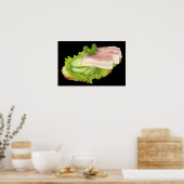 Open Faced Sandwich Poster (Keuken)