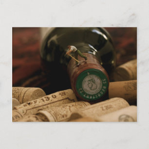 Open flesje briefkaart