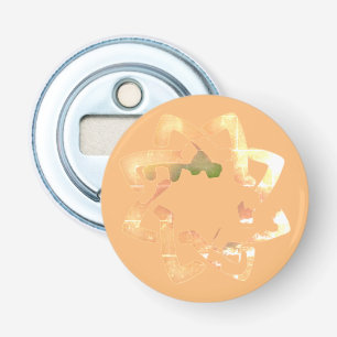 Open flesje op de fles button flesopener