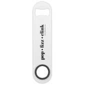 Open flesje speed flessenopener (Achterkant)