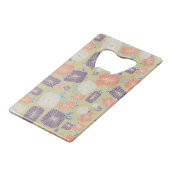 Open flesjes decò kredietkaart flessenopener (Achterkant Gekanteld)