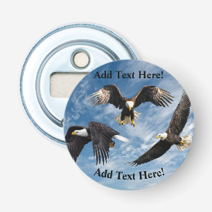 Open flesopening voor Eagle Soaring Button Flesopener