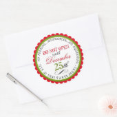 Open geen kerstcadeau Stickers (Envelop)