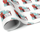 Open geen kerstcadeautjes cadeaupapier (Rol Hoek)