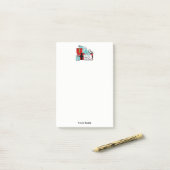 Open geen kerstcadeautjes post-it® notes (Op bureau)
