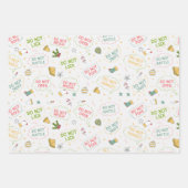 Open geen kinder leuke grappige verhalen inpakpapier vel (Voorkant 3)