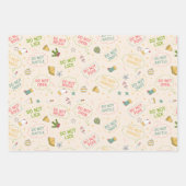 Open geen kinder leuke grappige verhalen inpakpapier vel (Voorkant)