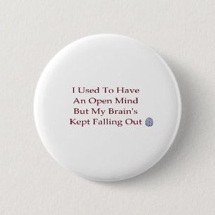 Open geest ronde button 5,7 cm
