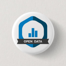 Open gegevensbadge ronde button 3,2 cm