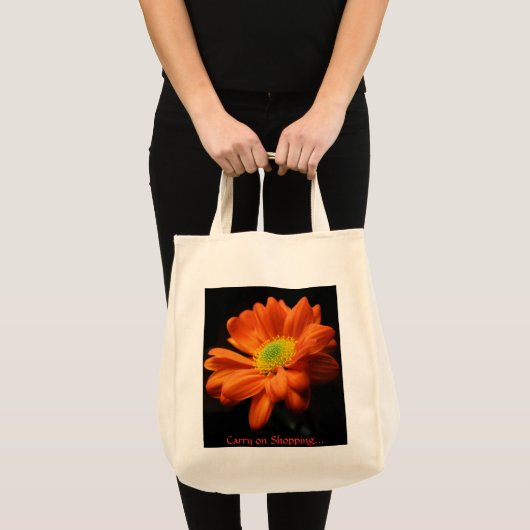 Open gerbera tote bag (Voorkant (product))
