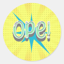 Open, grappige Midwestern Slang | Retro groen en b