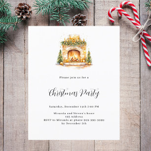 Open haard gezellige home tree budget kerstfeest