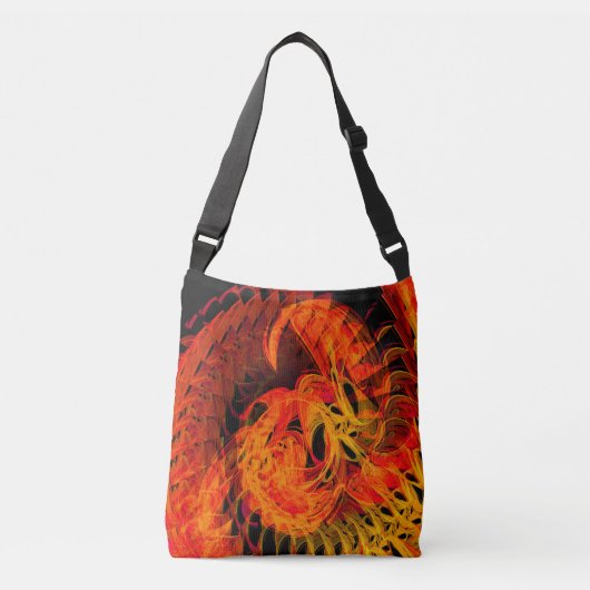 Open haard Plezier....... Crossbody Tas (Voorkant)