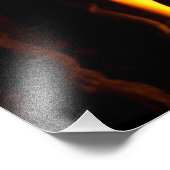 Open haard thuis foto afdruk (Hoek)