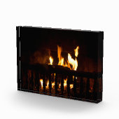 Open haard thuis fotoblokken (Rechts)