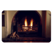 Open haard thuis magneet (Horizontaal)