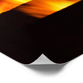 Open haard thuis poster (Hoek)