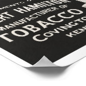 Open Hand Palmistry-afdrukreclame Poster (Hoek)