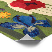 Open handen in ventilatorkleden poster (Hoek)