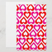 Open hart briefpapier (Voorkant / Achterkant)