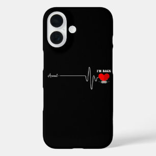 Open hart bypass operatie overlevende hartaanval iPhone 16 hoesje