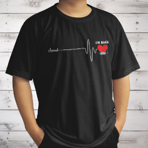 Open hart bypass operatie overlevende hartaanval t-shirt