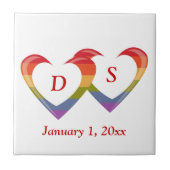 Open hart tegeltje (Voorkant)