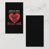 Open hartchirurgie Haal boorputherstelbewerking Visitekaartje (Voorkant / Achterkant)