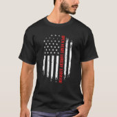 Open hartchirurgie Survivor American Flag Recovery T-shirt (Voorkant)