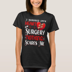 Open hartchirurgie Survivor Bypass Patiëntenhart T-shirt