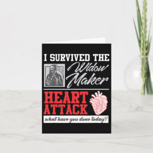 Open hartchirurgie Survivor Widow Maker Heart Atta Kaart