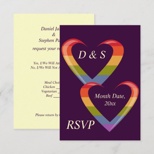 Open Harten Kaart (Voorkant / Achterkant)