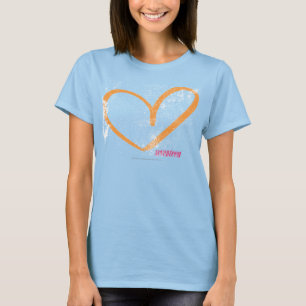 Open Heart Oranje T-shirt