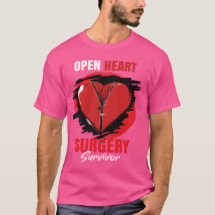 Open Heart Surgery Recovery - Survivor-modus inges T-shirt