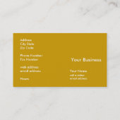 Open het visitekaartje (Achterkant)