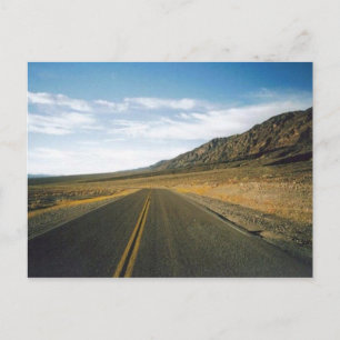 Open Highway - Death Valley Briefkaart
