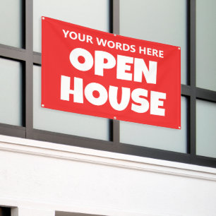 OPEN HOUSE Aangepaste Banner