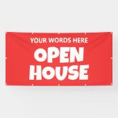 OPEN HOUSE Aangepaste Banner (Horizontaal)