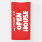 OPEN HOUSE Aangepaste Banner (Verticaal)