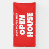 OPEN HOUSE Aangepaste Banner (Verticaal)