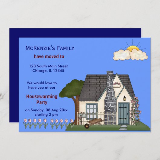 Open House Aankondiging (Voorkant / Achterkant)