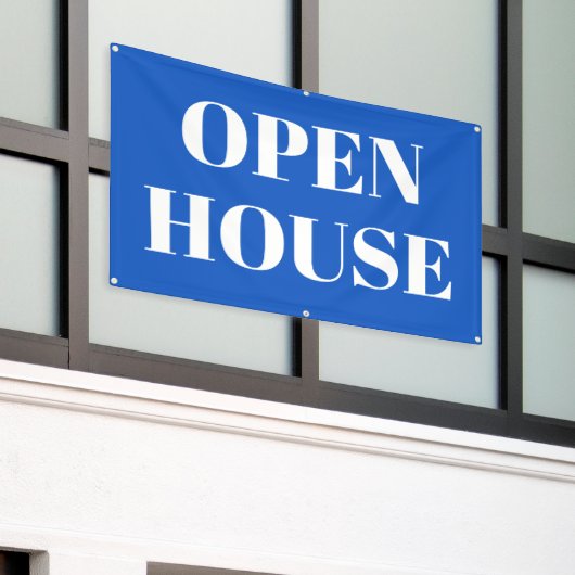 OPEN HOUSE Banner (Buitenkant Gebouw)