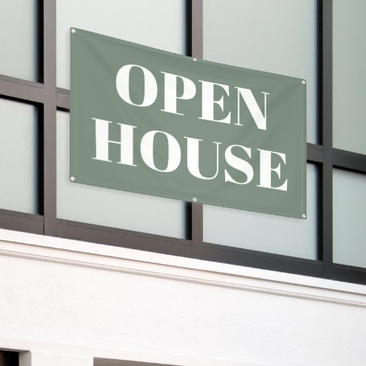 OPEN HOUSE Banner (Buitenkant Gebouw)