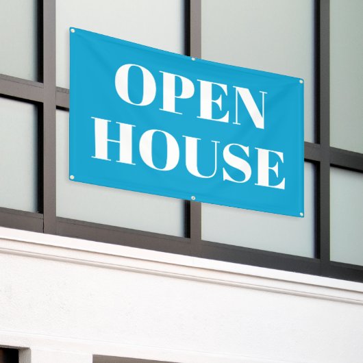 OPEN HOUSE Banner (Buitenkant Gebouw)