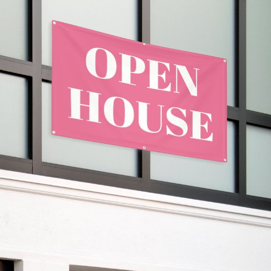 OPEN HOUSE Banner (Buitenkant Gebouw)