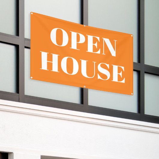 OPEN HOUSE Banner (Buitenkant Gebouw)